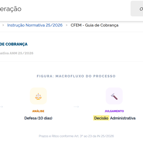 Para a AMIG Brasil, nova norma da ANM unifica cobrança dos royalties da mineração e reforça combate à sonegação no setor mineral