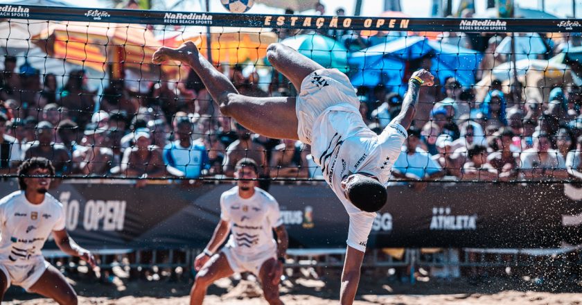 Estação Open leva futevôlei, música e entretenimento para Pinhais em etapa do Campeonato Brasileiro