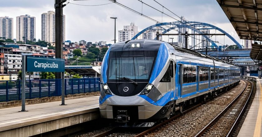 Carapicuíba é integrada ao projeto do Trem Intercidades Eixo Oeste, com investimento de R$ 11,9 bilhões pelo governo de SP