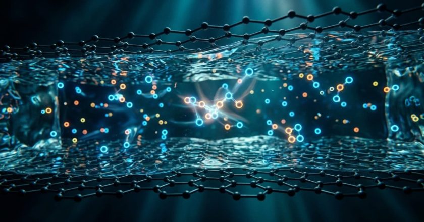 Nano-aquários de grafeno revelam o movimento atômico em tempo real