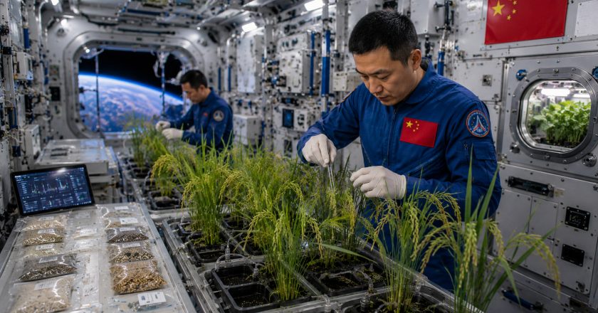 Arroz em órbita: pesquisa chinesa investiga os impactos da microgravidade na genética do grão essencial para a segurança alimentar na Ásia