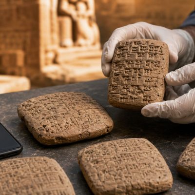 Antigas tábuas de argila do Oriente Médio, com 4.000 anos, desvendam rituais e documentos em miniatura similares a smartphones