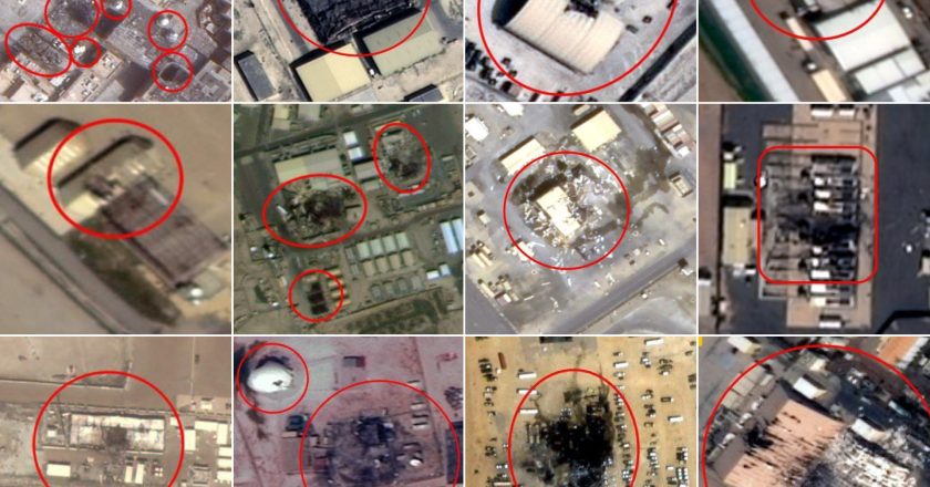 Satélites revelam ataque do Irã a mais de 200 instalações militares americanas, afirma publicação.
