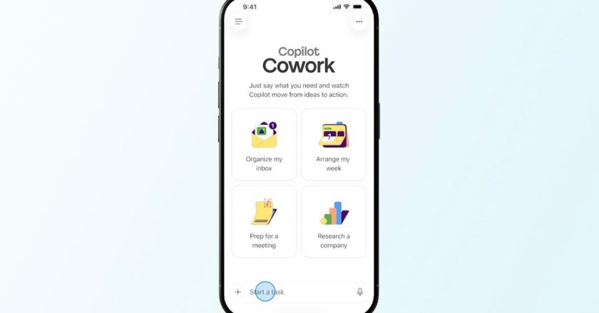 Microsoft lança aplicativo do Copilot Cowork para dispositivos Android e iOS