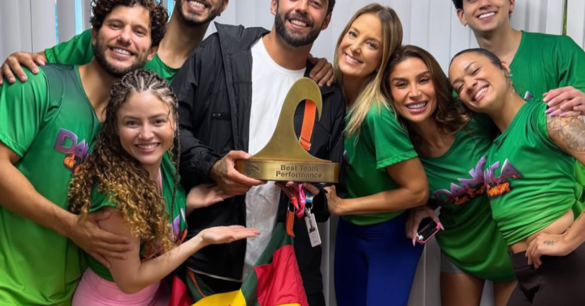 Pedro Scooby brilha nas ondas e celebra vitória durante ensaio do Dança dos Famosos