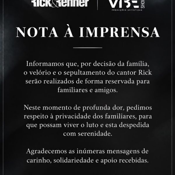 Despedida da Família de Rick Sollo: Decisões sobre o Velório Após Tragédia Aérea