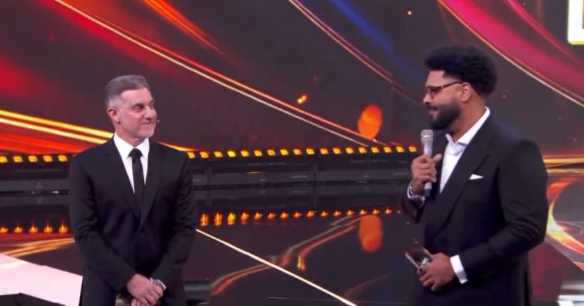 Paulo Vieira provoca risadas sobre Vorcaro em momento descontraído com Luciano Huck na TV Globo