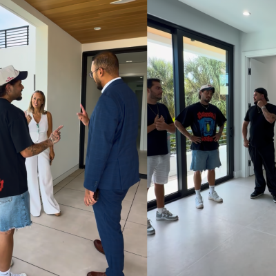 Zé Felipe explora mansões de alto padrão em Miami, EUA