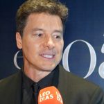 Rodrigo Faro se diverte em festa de Cela e comenta sobre a diversão dos desempregados